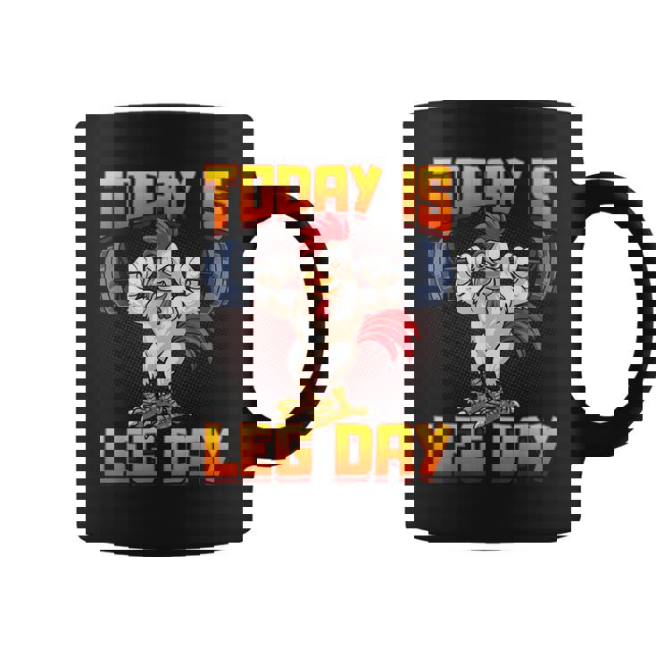 ファニーレッグデイチキンレッグスクワットジム コーヒーマグ