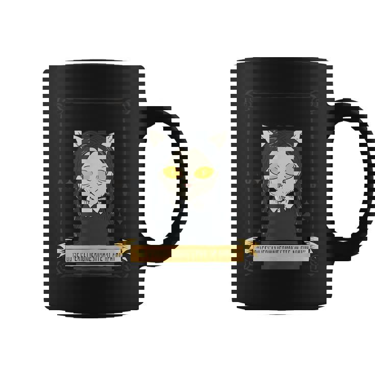 ファニー・キャット・ウェンズデー コーヒーマグ