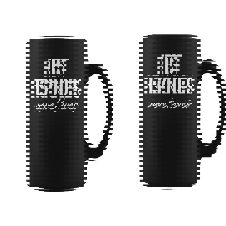 ファーストレスポンダーが命を救う コーヒーマグ