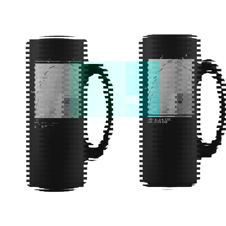 フィボナッチ黄金比 快適なハーフトーン効果。 コーヒーマグ