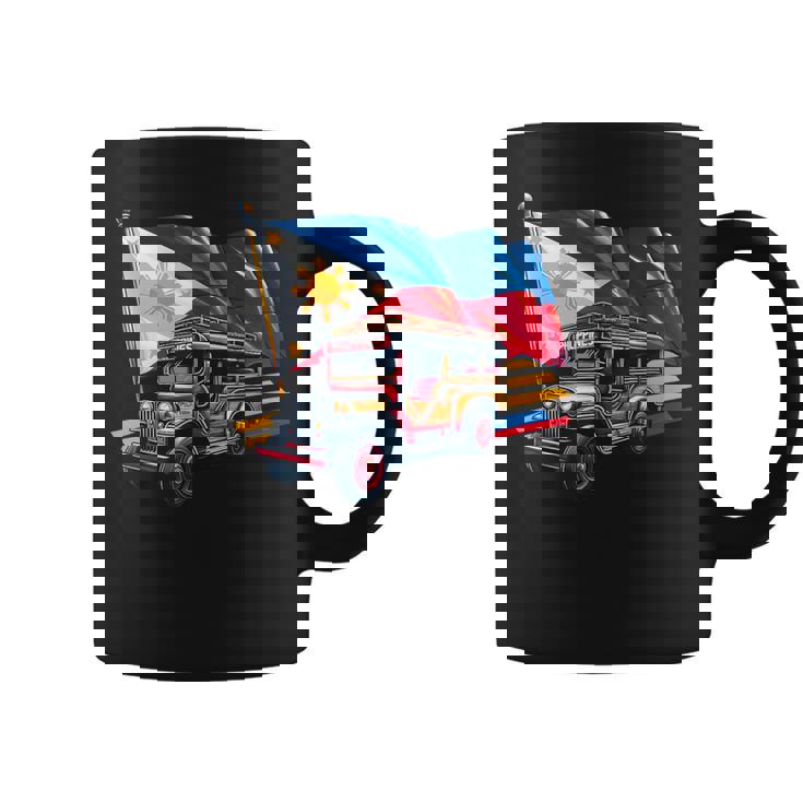 フィリピン国旗 誇り高きフィリピン土産 フィリピンジープニー コーヒーマグ