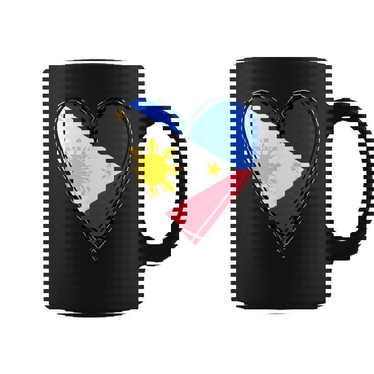 フィリピン独立記念日 I Love Philippines 国旗 ハート コーヒーマグ