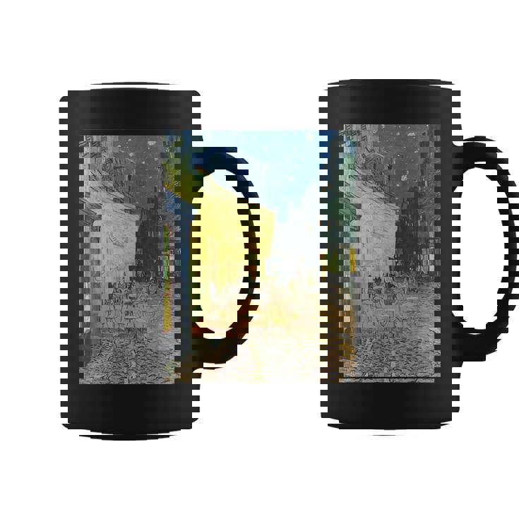 フィンセントファンゴッホの夜のカフェテラス コーヒーマグ