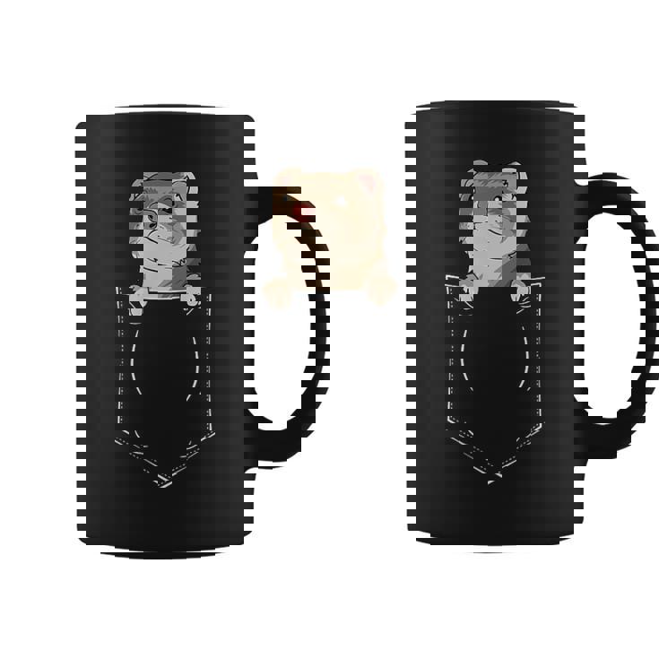 フェレットバッグ ペットチェストバッグ ファニーフェレット コーヒーマグ