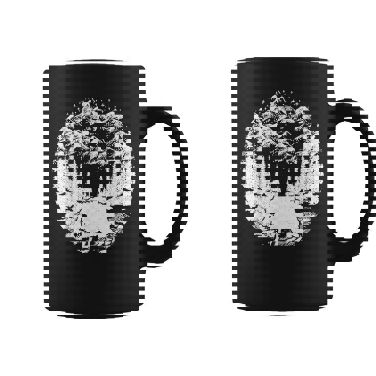 フォレストマウンテンの面白いスクオンク 星 Cryptid 内向性 コーヒーマグ