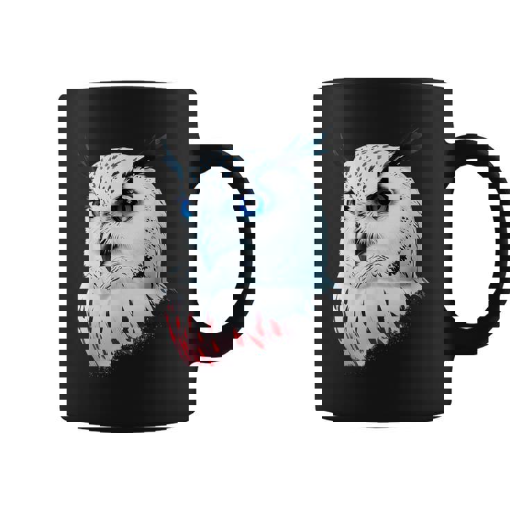 フクロウの傑作 雪フクロウ 鳥アート 動物 雪フクロウ コーヒーマグ