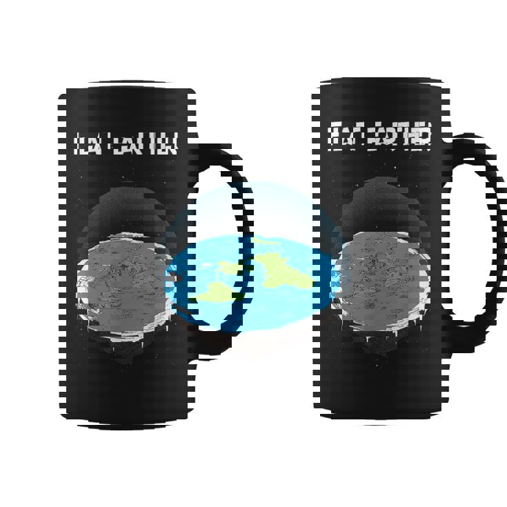 フラットアースマップ 陰謀 コーヒーマグ