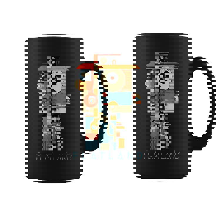 フラットランド エドウィン・A・アボット作 多次元のロマンス コーヒーマグ