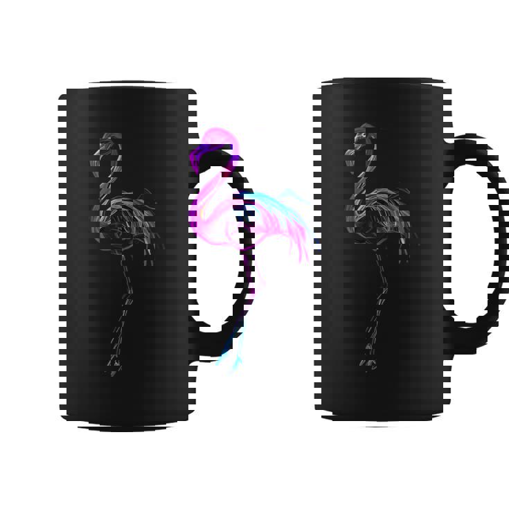 フラミンゴ好き カラフル クール スタイリッシュ コーヒーマグ