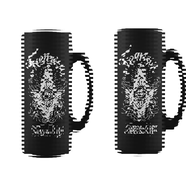 フリーメイソン ロッジ フリーメイソン エンブレム メイソン 3度 ライト コーヒーマグ