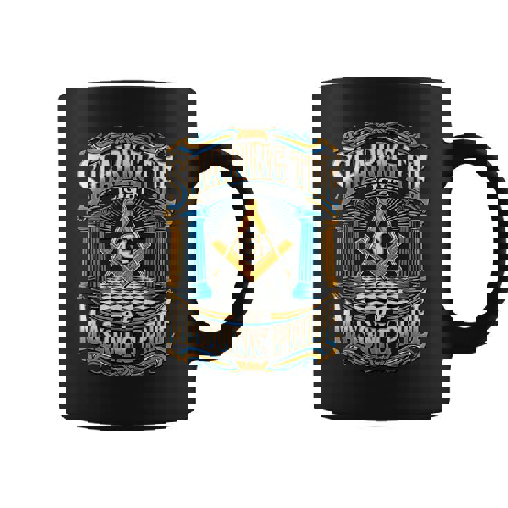 フリーメーソンのシンボル「フリーメーソンのプライドの光を共有する」S&C コーヒーマグ