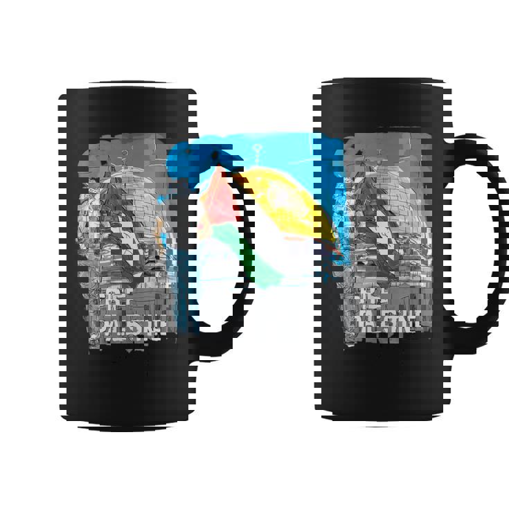フリー・パレスチナ セーブ・ガザ コーヒーマグ