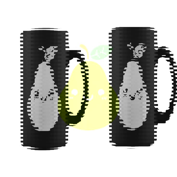 フルーツ 梨 小さなミニマリストのシンプルな梨 コーヒーマグ