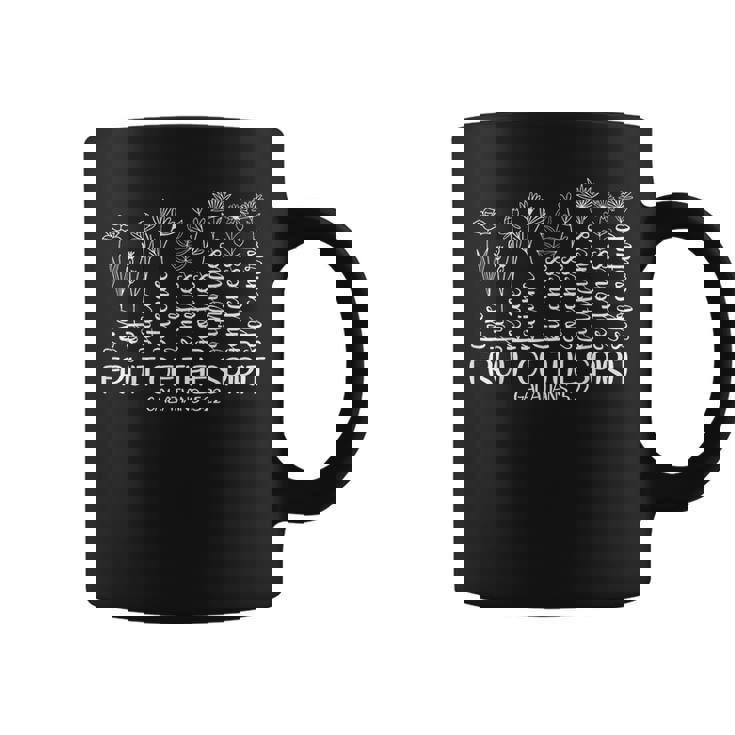 フルーツ・オブ・ザ・スピリット・クリスチャン・フローラル コーヒーマグ