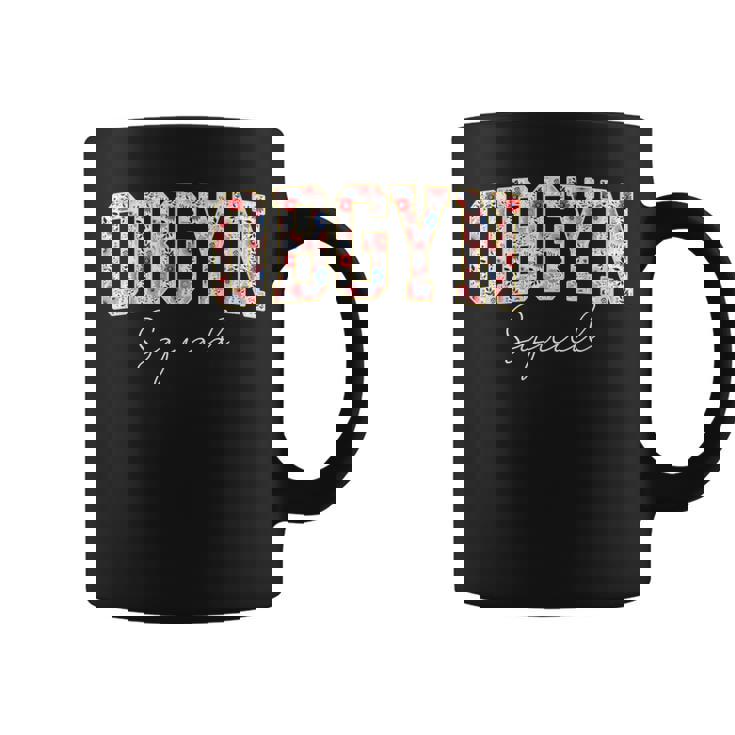 フローラルobgyn スクワッド 産科医 婦人科医 看護師 Ob Gyn コーヒーマグ