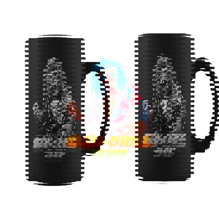 ブラジリアン柔術 マンドリルマスター ブラックベルト コーヒーマグ