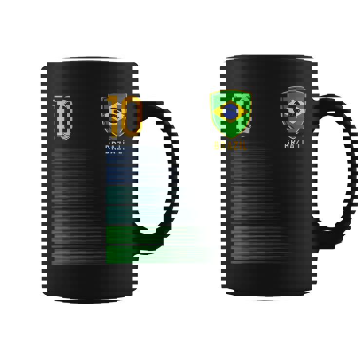 ブラジル国旗 ブラジルのプライド愛好家 コーヒーマグ