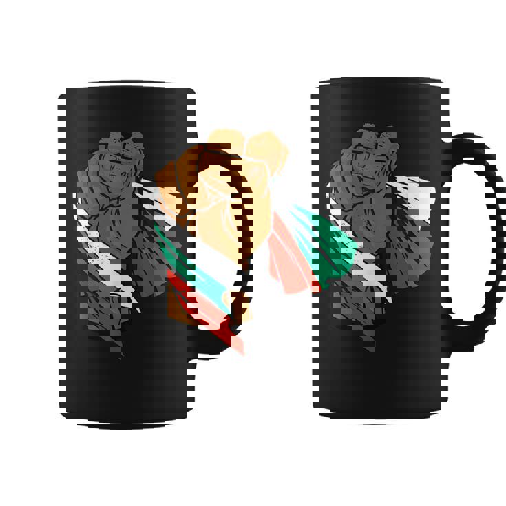 ブルガリア 国旗 パワーハンドフィスト ブルガリアルーツ ブルガリアプライド コーヒーマグ