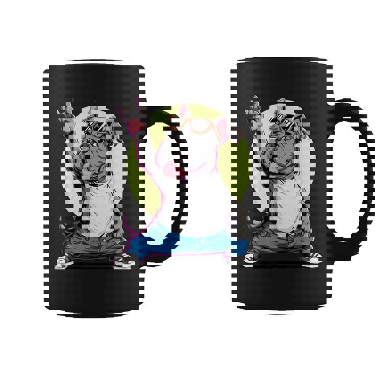 ブルドッグ ロックミュージック 男性 子供 女性 グルービー ブルドッグ コーヒーマグ