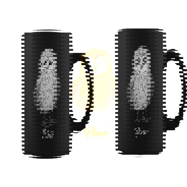プエオ ハワイアンショートイヤーフクロウ コーヒーマグ