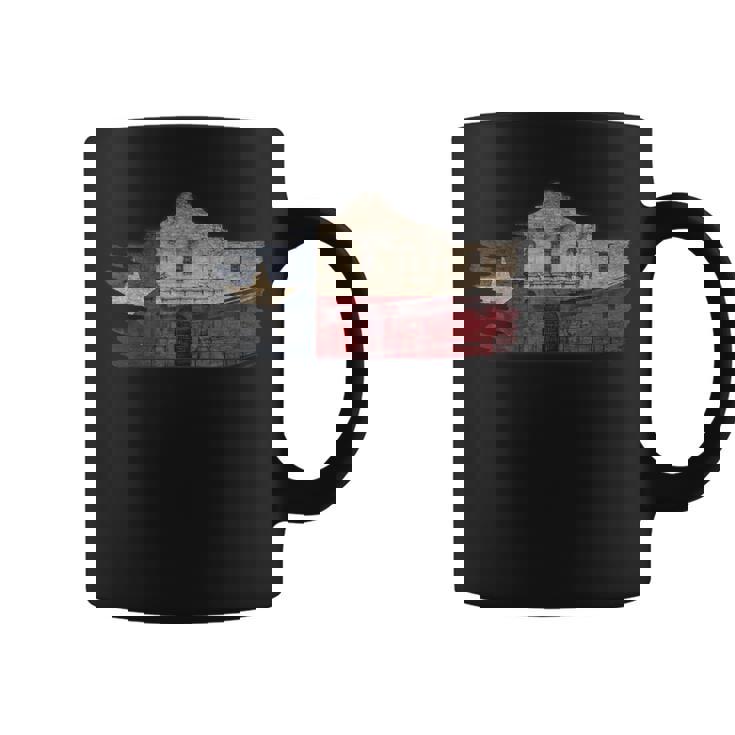 プラウドテキサスフラッグヴィンテージアラモ コーヒーマグ