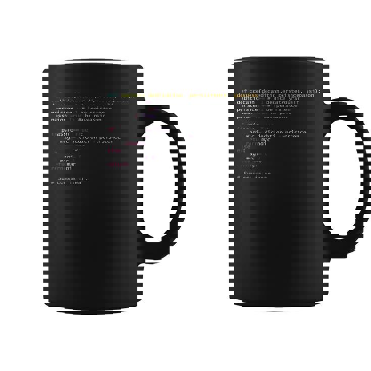 プログラミングシンタックス パイソンコード コンピューター ギーク コーディングギフト コーヒーマグ
