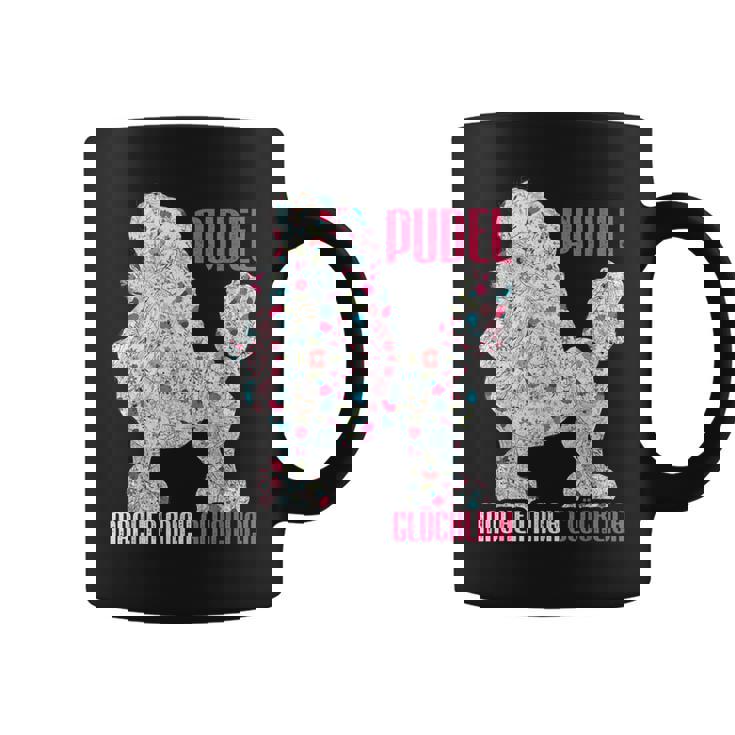 プードル メイクミーハッピー ヴィンテージ プードル コーヒーマグ