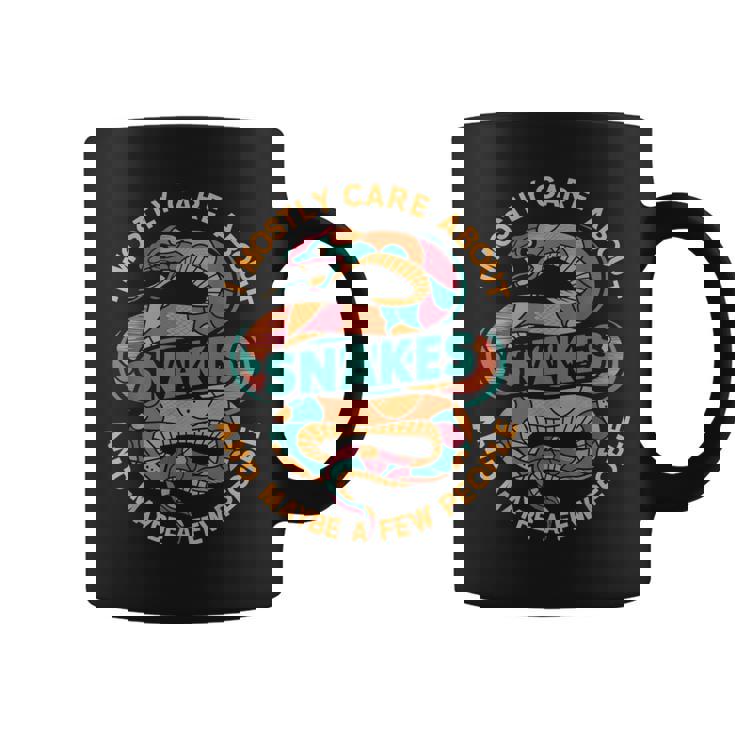 ヘビのお世話 面白い コーヒーマグ