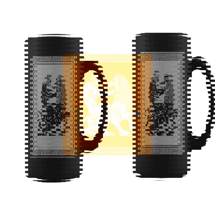 ヘラクレスライオン ギリシャ神話 古代神話 歴史アート コーヒーマグ