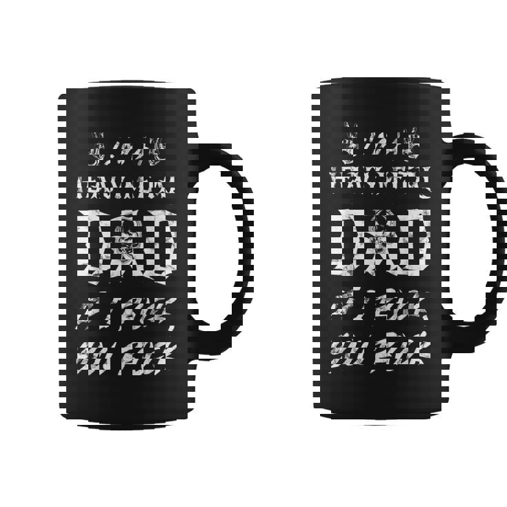メンズ ヘヴィメタルをロックしたらヘヴィメタルお父さんだ コーヒーマグ