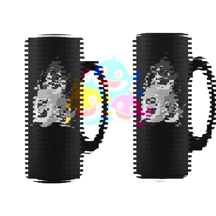 ベイビーシャーク・パパとママとサメなぞく・プレゼント・キッズ・メンズ・ウーマン家族系 コーヒーマグ