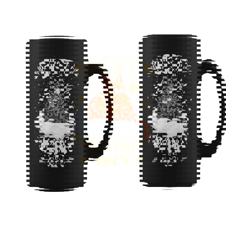 ベンガル猫のお母さんと子猫、母の日、お母さん コーヒーマグ