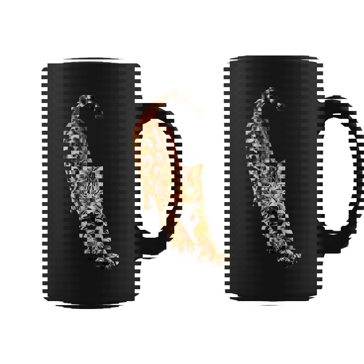 ベンガル猫ストレッチ コーヒーマグ