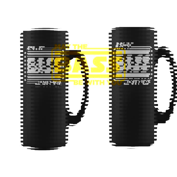 ベース ギター ドラム May The Bass Be With You ベーシスト ドラマー コーヒーマグ