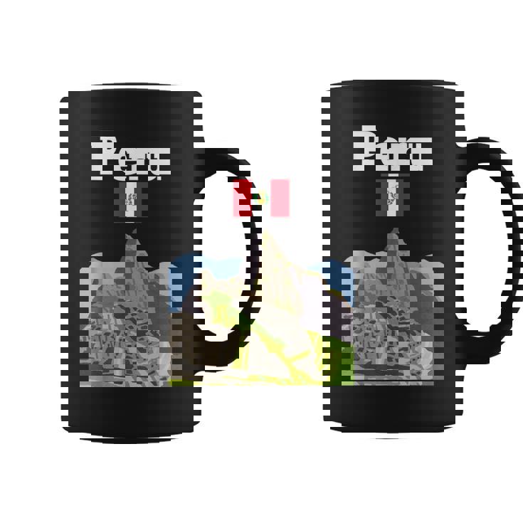 ペルー お土産 インカ マチュピチュ ペルー国旗 アンデス山脈 コーヒーマグ