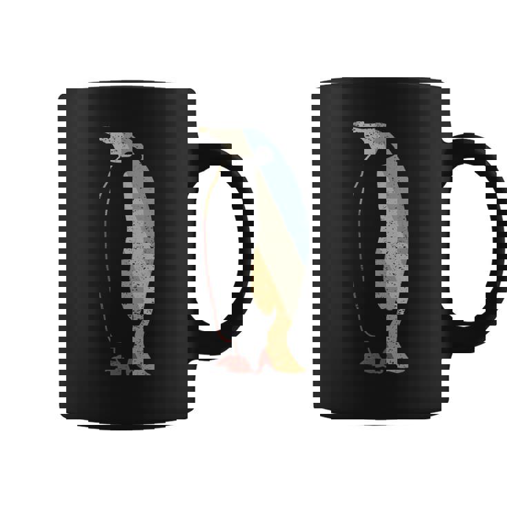 ペンギン レトロスタイル ビンテージ コーヒーマグ