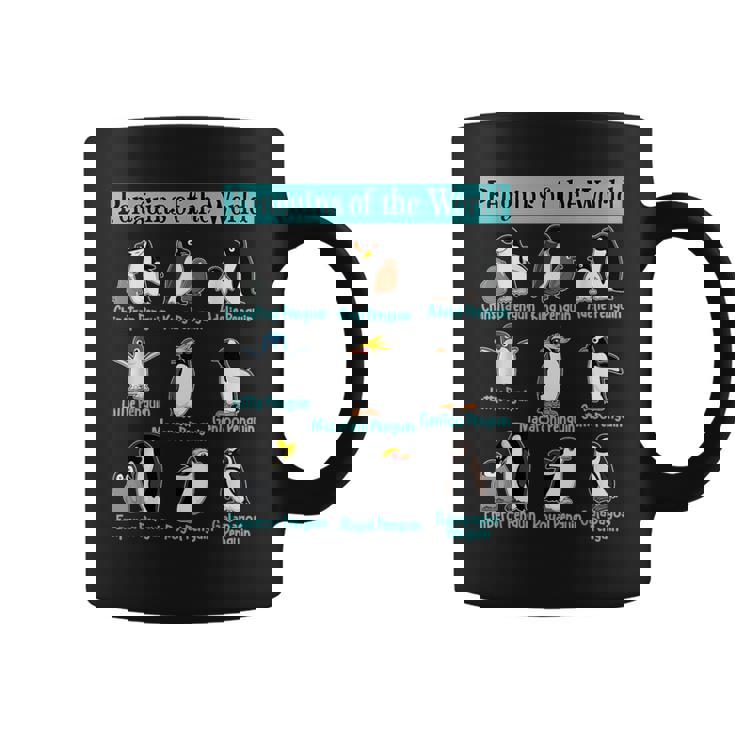 ペンギンの種類 ペンギン好き 野生動物 北極 シーバードファン コーヒーマグ