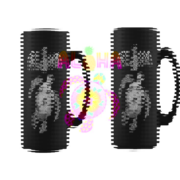 ホヌウミガメ アロハ ハワイ諸島 バケーション コーヒーマグ