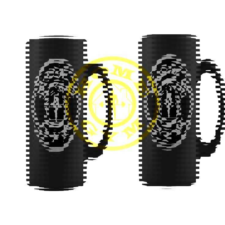 ホームジム アンティーク調ゴールドパロディー 長袖tシャツ コーヒーマグ