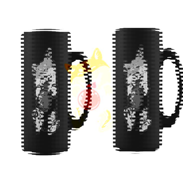 ボウリング 柴犬 犬 ポケット カワイイ ボウラー メンズ レディース キッズ コーヒーマグ