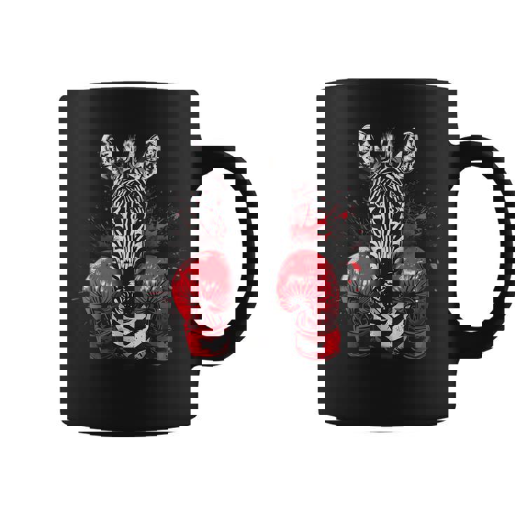 ボクシング ゼブラ ボクシンググローブ キックボクシング おもしろボクサー コーヒーマグ