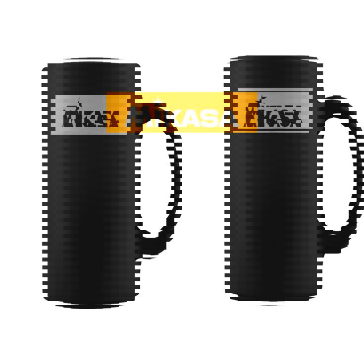 ボックスロゴ オレンジカラー バレーボール コーヒーマグ