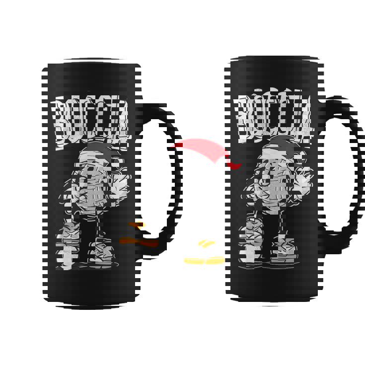 ボッチャ ボッチャボール クリスマスハット ボッチャボール ジャック付き コーヒーマグ