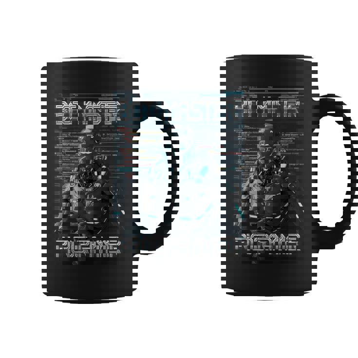 ボットマスタープログラマーaiロボット コーヒーマグ