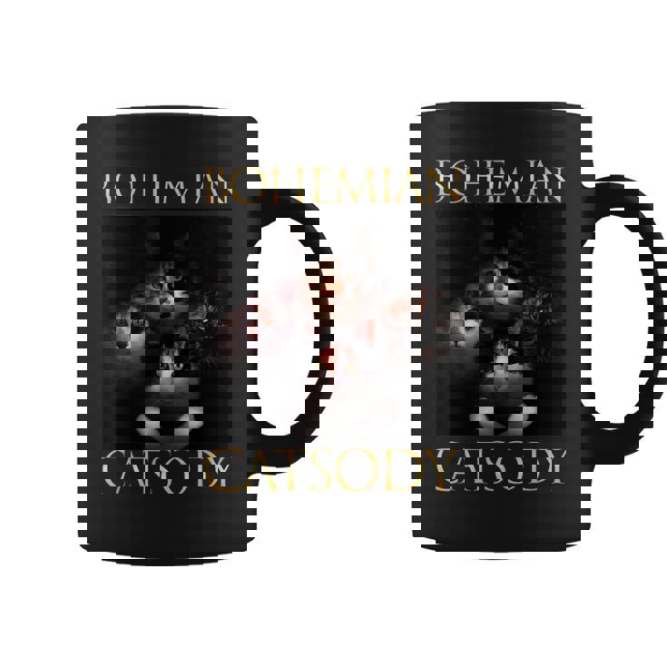 ボヘミアン キャットソディ 猫 子猫 ニャー パロディ 面白い 猫好き コーヒーマグ