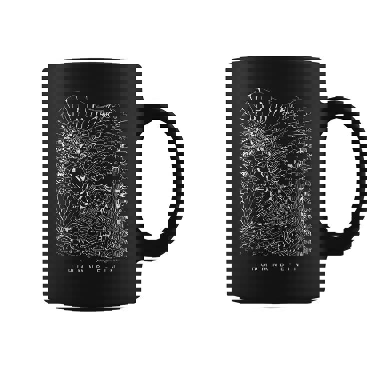 ボヘミアン ヒッピー サイケデリック ヨガ マインドフルネス デザイン コーヒーマグ