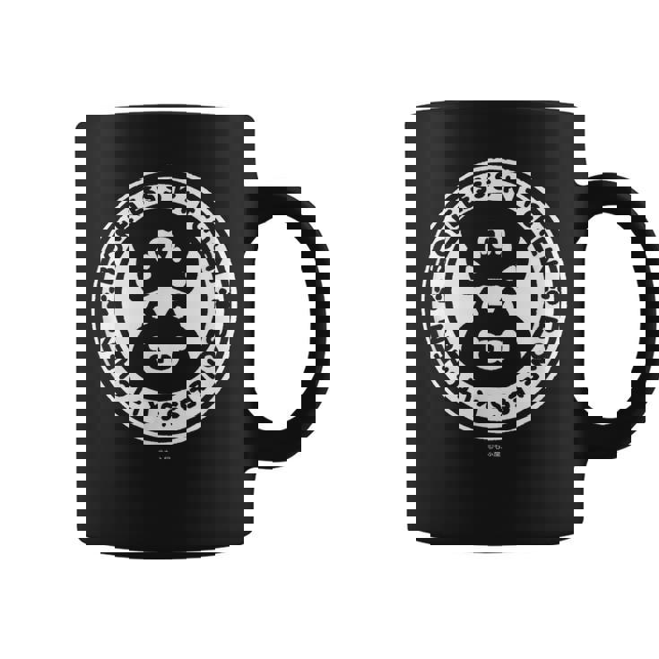 ボンレス犬とボンレス猫 ロゴ ダークカラー コーヒーマグ