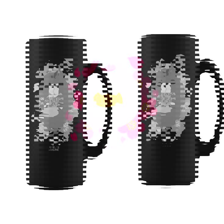 ボンレス犬とボンレス猫 桜 ボンレス猫 コーヒーマグ