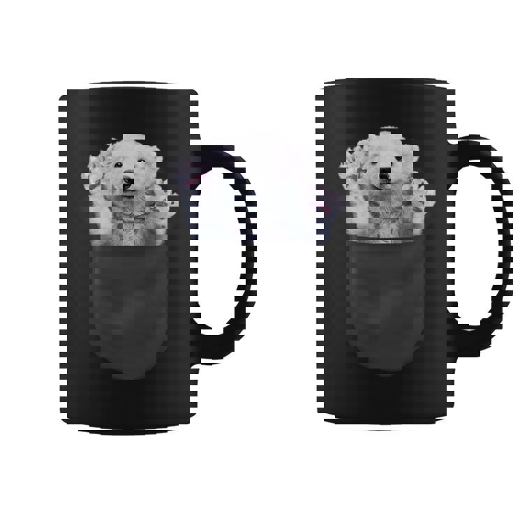 ポケット 北極熊 クマ コーヒーマグ
