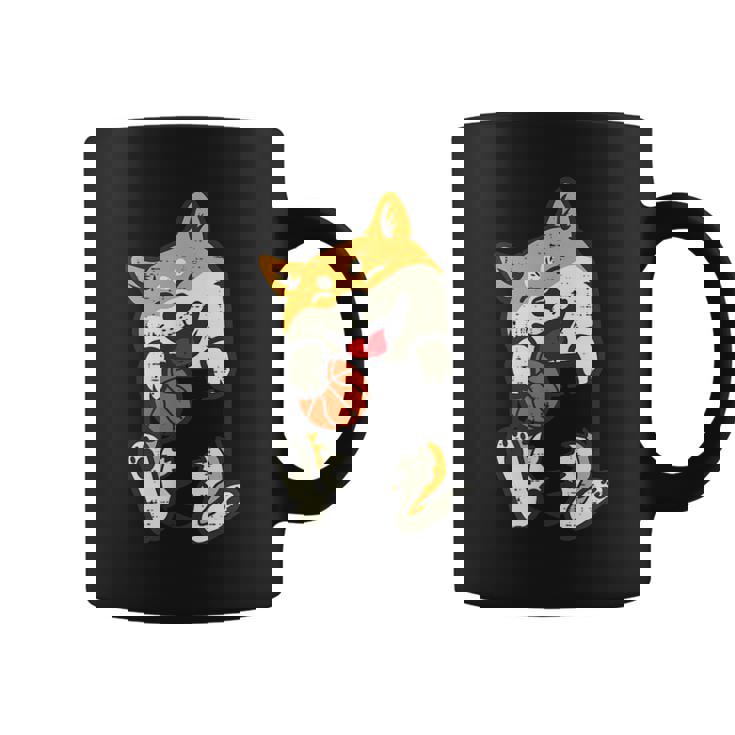 ポケット 柴犬 バスケットボール かわいい バラー 犬 メンズ レディース キッズ コーヒーマグ